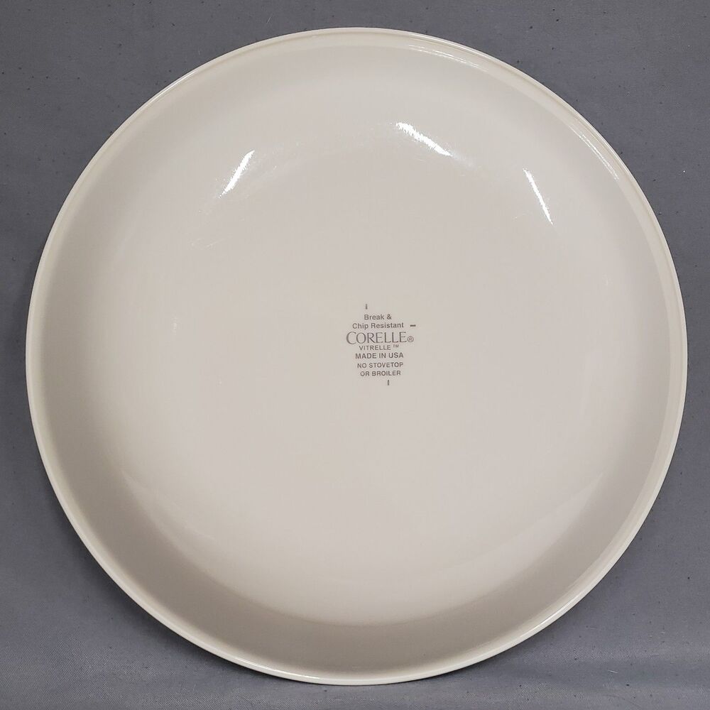 SET OF 4 - CORNING CORELLE - TEXTURED LEAVES - 8.5" SOUP PASTA BOWLS - EUC - Picture 10 of 12